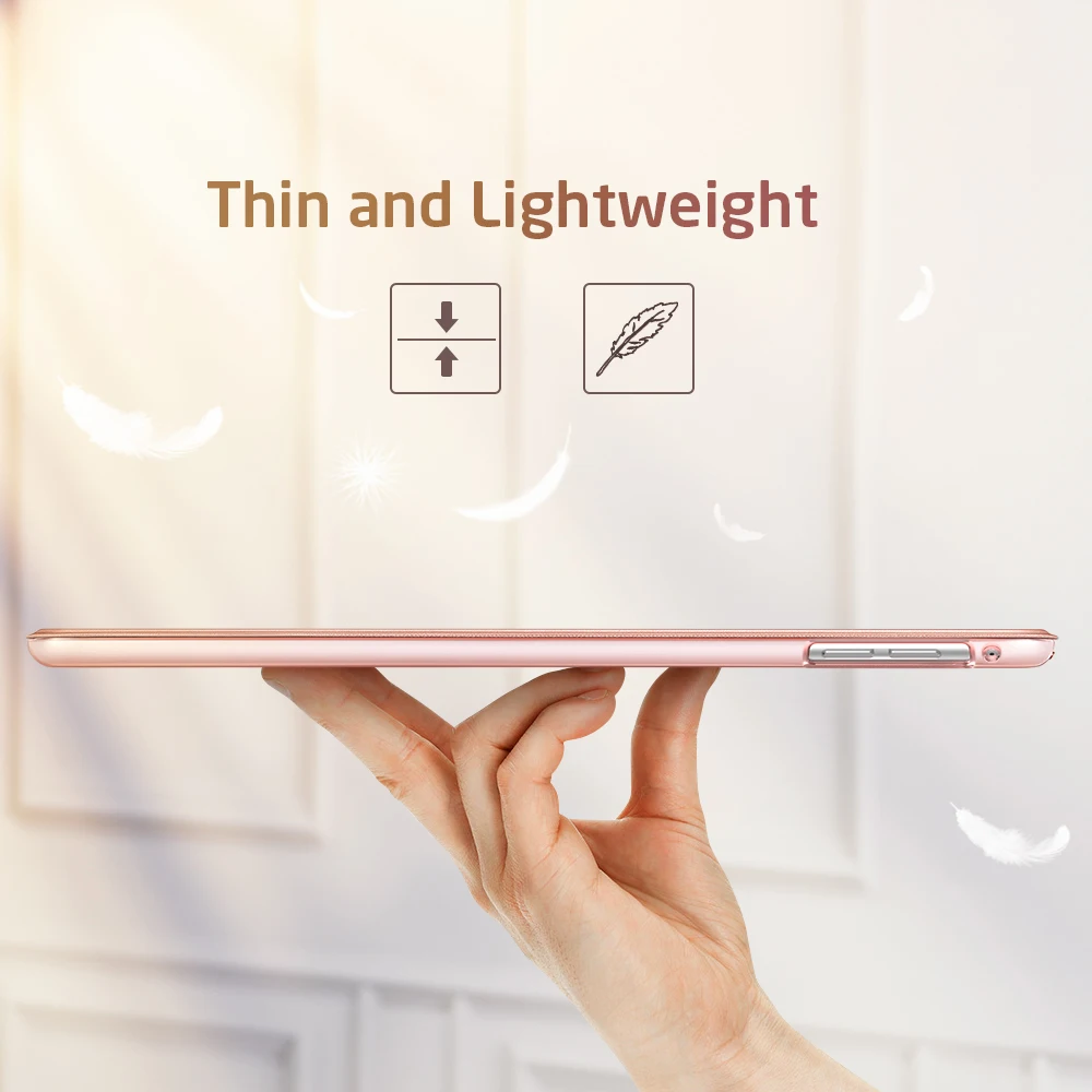 ESR из искусственной кожи чехол для iPad Mini 5 4 3 2 1 Фолио мягкая задняя трехслойная Подставка Авто спящий Пробуждение смарт-чехол для iPad Mini 5