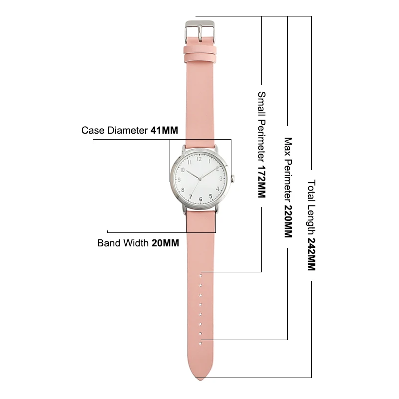 

PINK watch for girl simple style women watches casual quartz wristwatches drop shipping woman clock montre femme chic