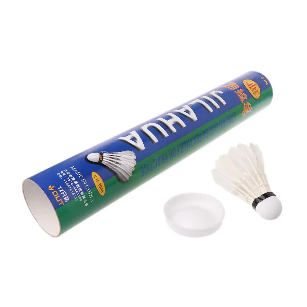 100% Фирменная Новинка и высокое качество 12X тренировочные спортивные белые воланы