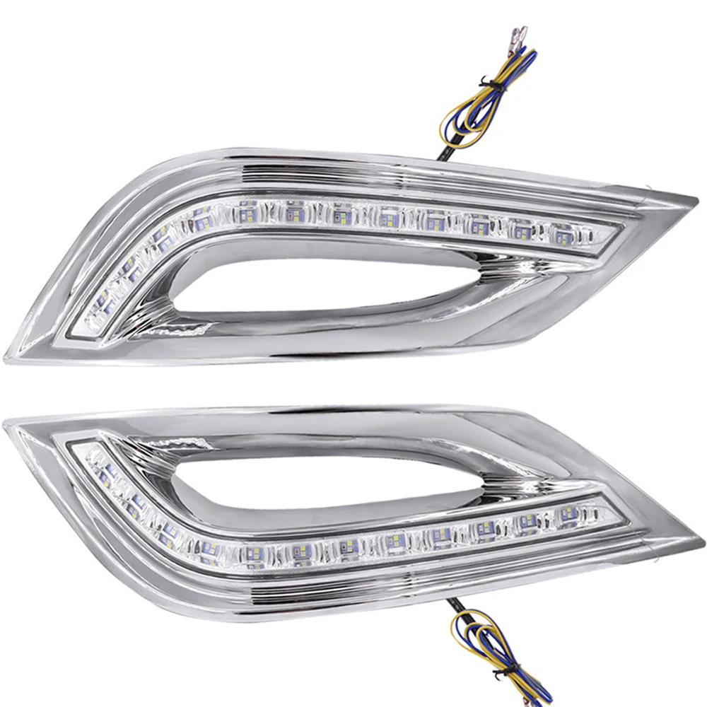 Для Hyundai Sonata YF 2011 2012 2013 2014 дневные ходовые огни светильник отложным воротником