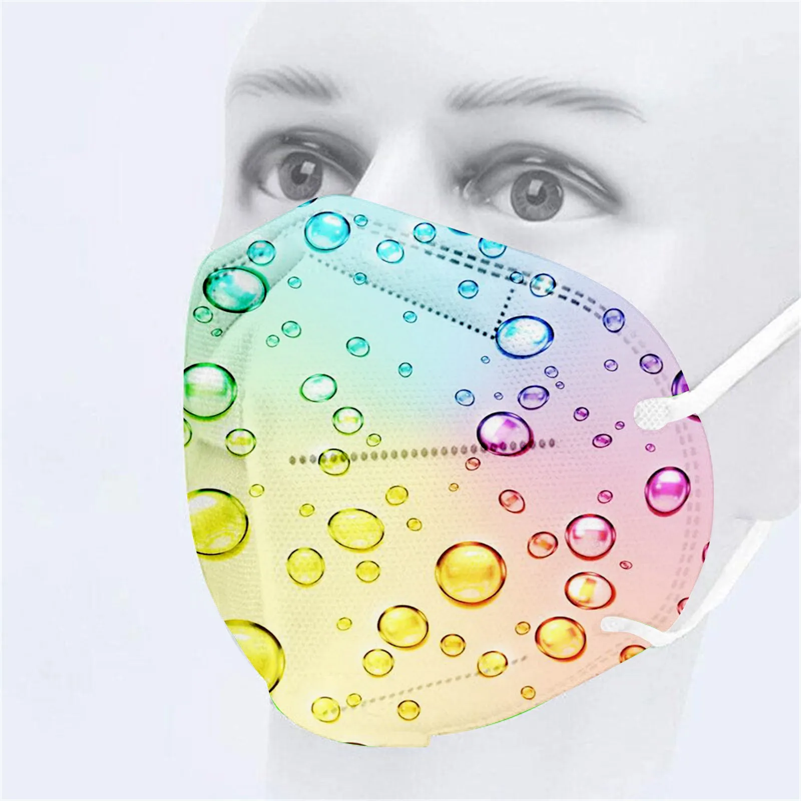 Повязка на голову маска 5 слойная высокой плотности PM2.5 защита от ветра и пыли