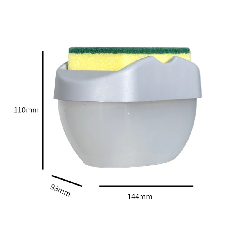 

Dish Soap Dispenser For Kitchen Liquid Soap Dispenser Kitchen Soap Dispenser With Sponge Holder Sponge Caddy Soap Pump Dispenser