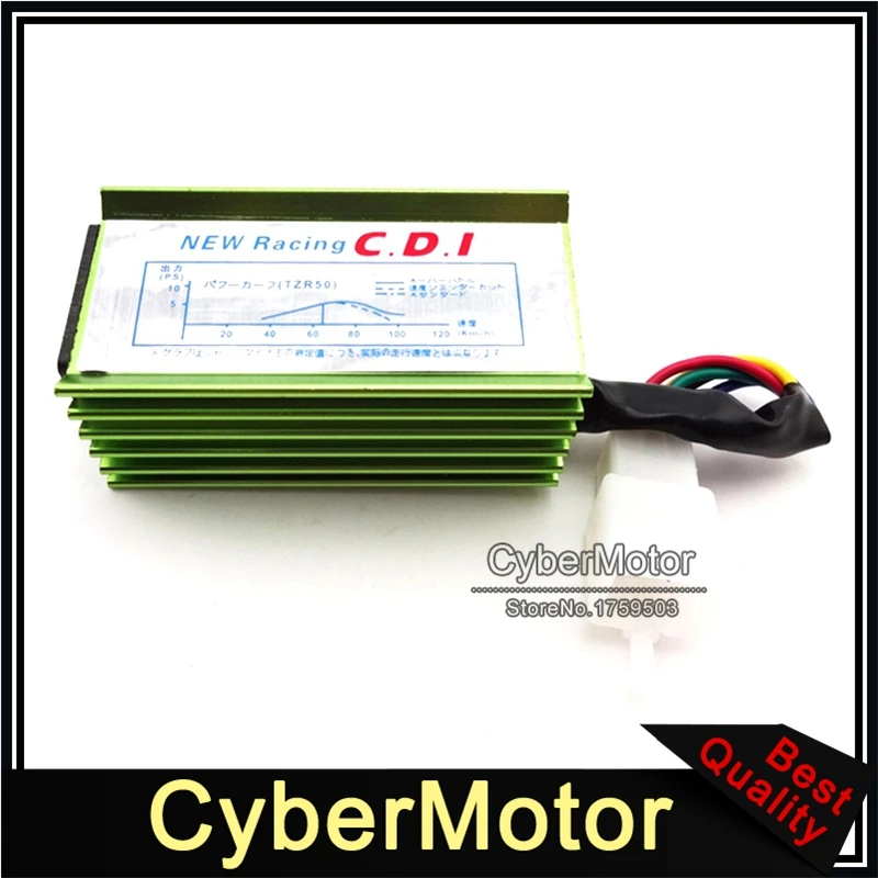 Гоночный 5-контактный AC CDI + Катушка зажигания для двигателя 50cc 70cc 90cc 110cc 125cc карта