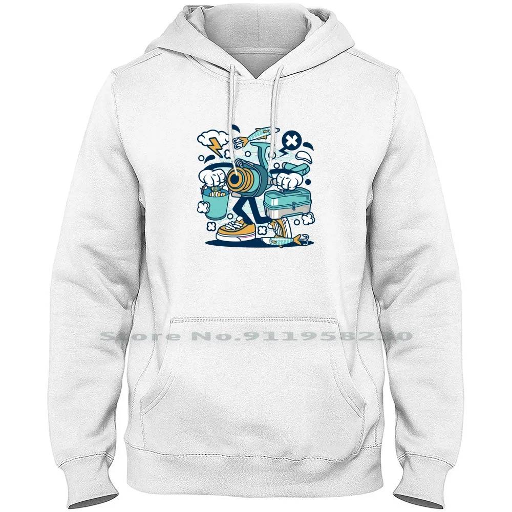 

Fishing Tools Men Women Hoodie Sweater 6XL Big Size Cotton Fishing Cartoon Tools Movie Comic Tool Tage Game Fish Age To Ny