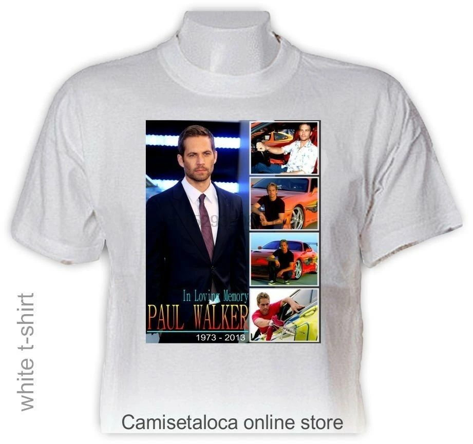 Футболка PAUL WALKER R I P 1973 2013 колледж с американским актером|Мужские футболки| |