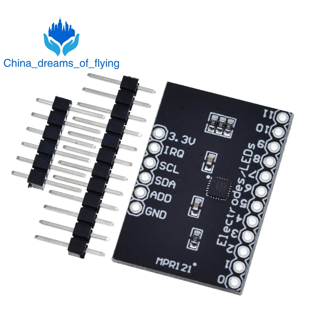 Коммутационная плата TZT MPR121 V12 для Arduino емкостный сенсорный модуль контроллера