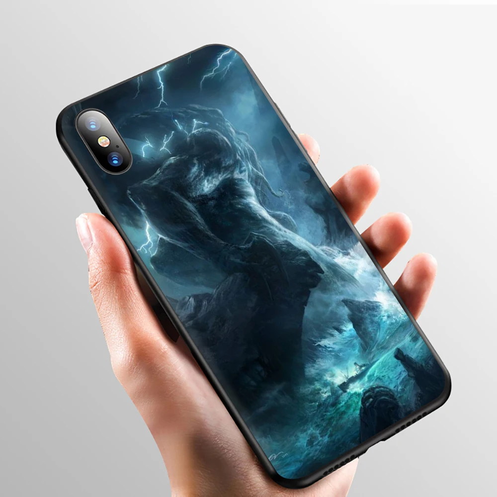 Мягкий силиконовый чехол Cthulhu Mythos для телефона iphone 5 5S SE 2020 6 6S 7 8 plus X XR XS 11 12 Pro Max Mini |
