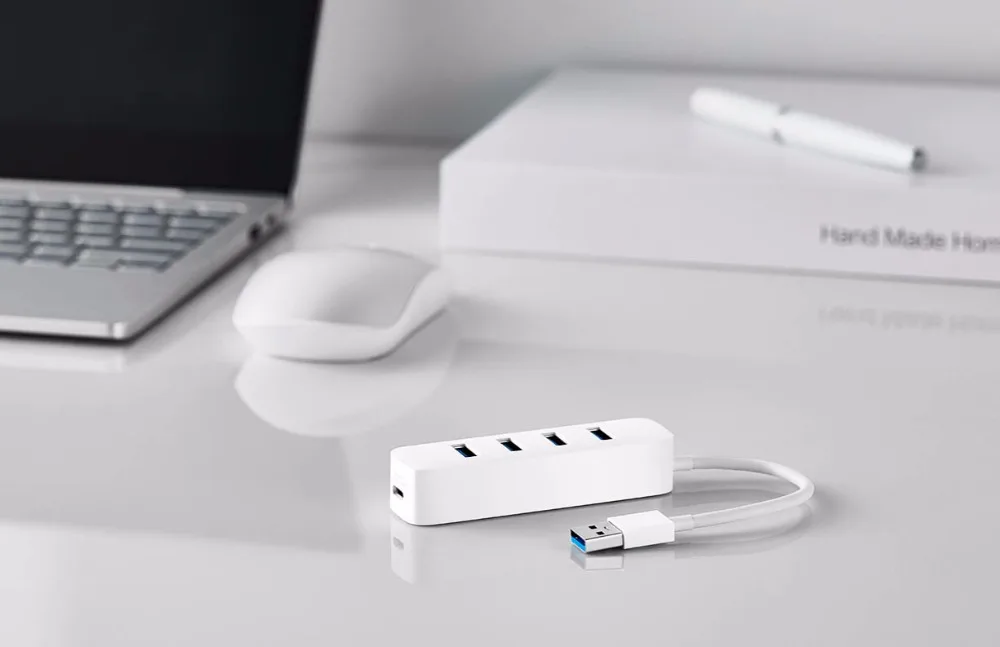 Xiaomi USB 3,0 разветвитель четыре порта USB расширения/USB3.0 высокая скорость передачи/легкий портативный type-c USB-C зарядки