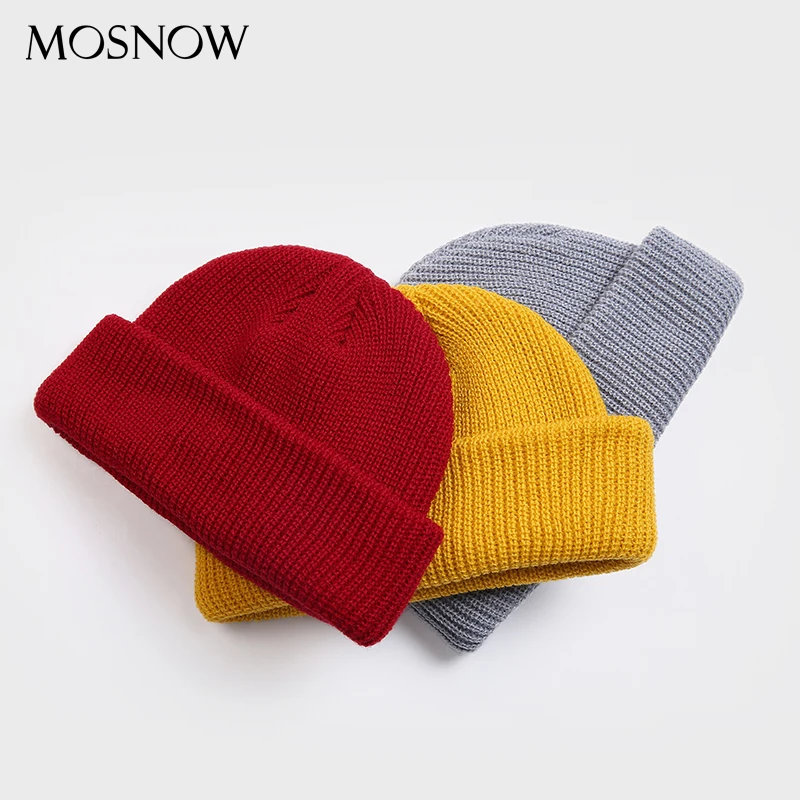 Шапка Skullcap теплая зимняя шапка для взрослых повседневная короткая в стиле