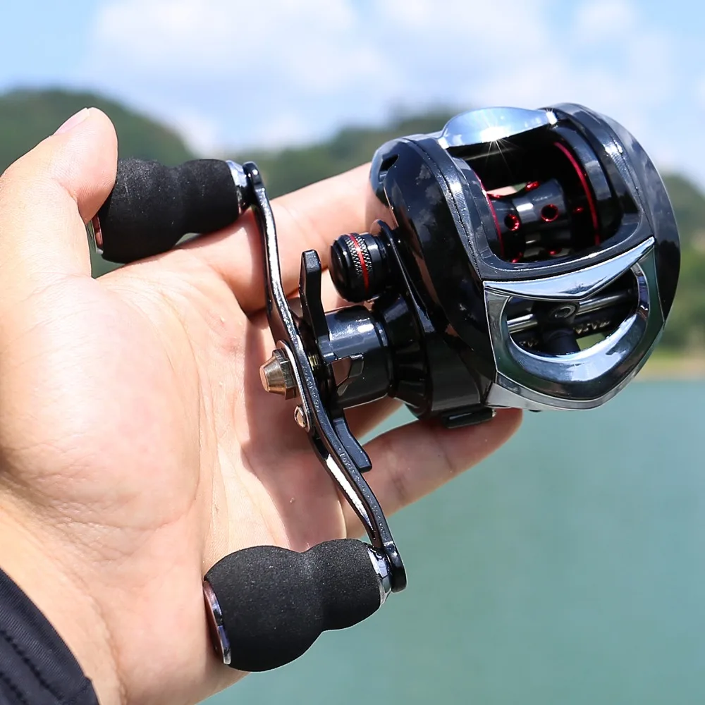 

Sougayilang 18+1BB Fishing Reel Strong Drag Power 10kg White Right/Left Handed Carp Fishing Wheels Fishing Tracking
