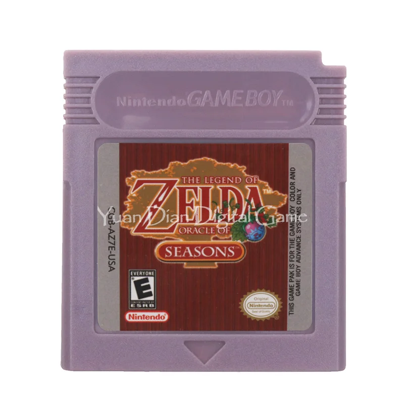 Для Nintendo GBC видеоигры картридж консоль карта легенда о Zeld Oracle of Seasons версия на