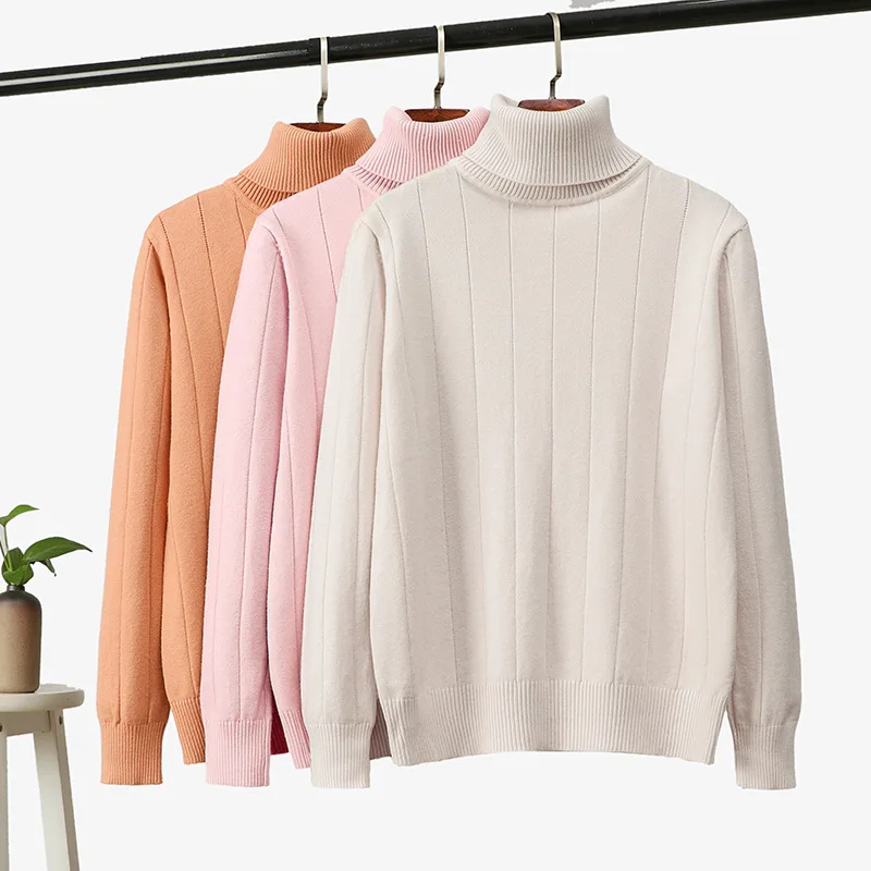 GIGOGOU толстый теплый женский свитер Осень зима с длинным рукавом вязаный мягкий