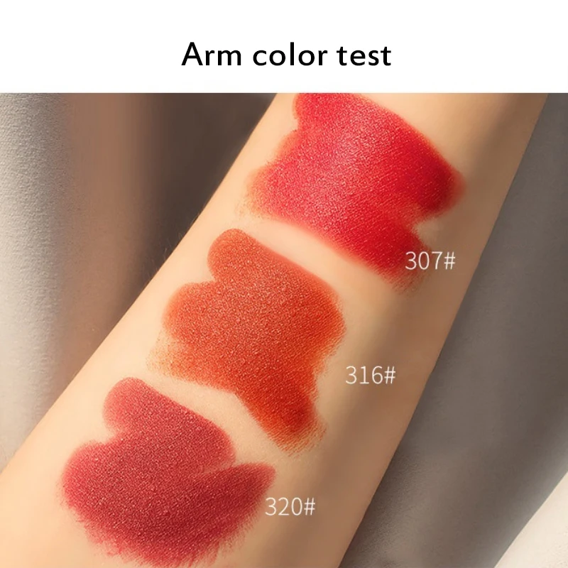 

Hengfang 3pcs/set Misty Lipstick Set Matte Easy To Color Firework Carved Lip Tint Silky Moisturizing Waterproof Lip Makeup TSLM1