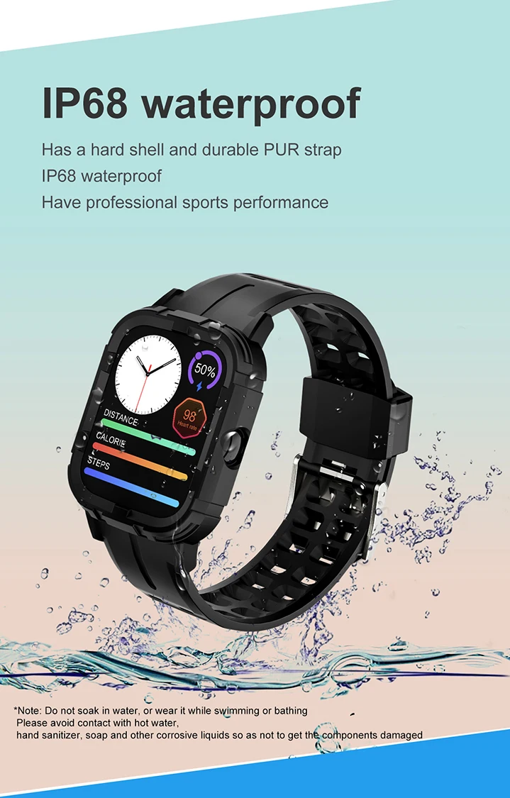 

Smart Watch Bluetooth Call blood pressure Heart Rate Monitor Fitness Smartwatch Men Women Waterproof Wristwatch For Android iOS