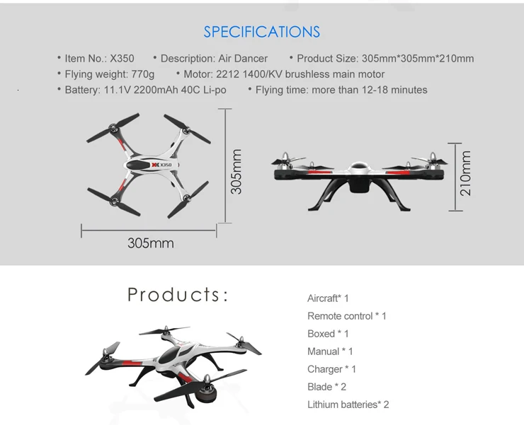 WLtoys XK X350 с бесщеточным Мотором 4CH 6-осевой гироскоп 3D 6G режим RC Квадрокоптер XK трюк X350 RTF 2,4 ГГц