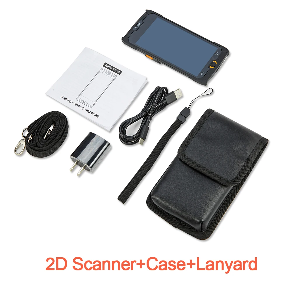 ISSYZONEPOS Прочный Android PDA 4G Портативный pos-терминал 1D 2D NFC считыватель штрих-кодов беспроводной сканер штрих-кодов устройство сбора данных через WiFi - Цвет: 2D Case