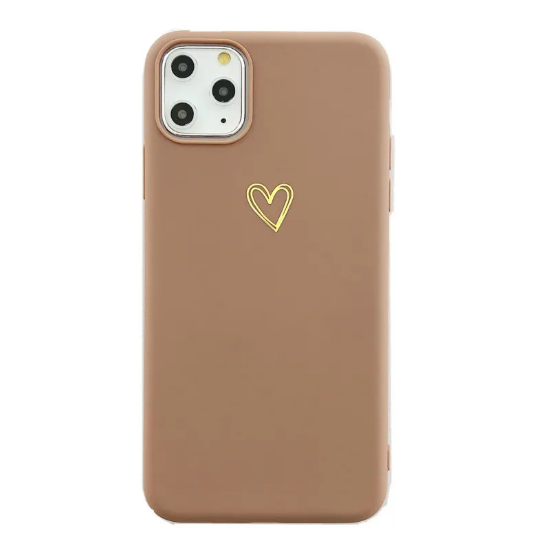 

TPU matte love couple mobile phone case for iPhone11 12Pro Max mini X XR XS XSMax 8 7 6PluS anti-fall protective back cover