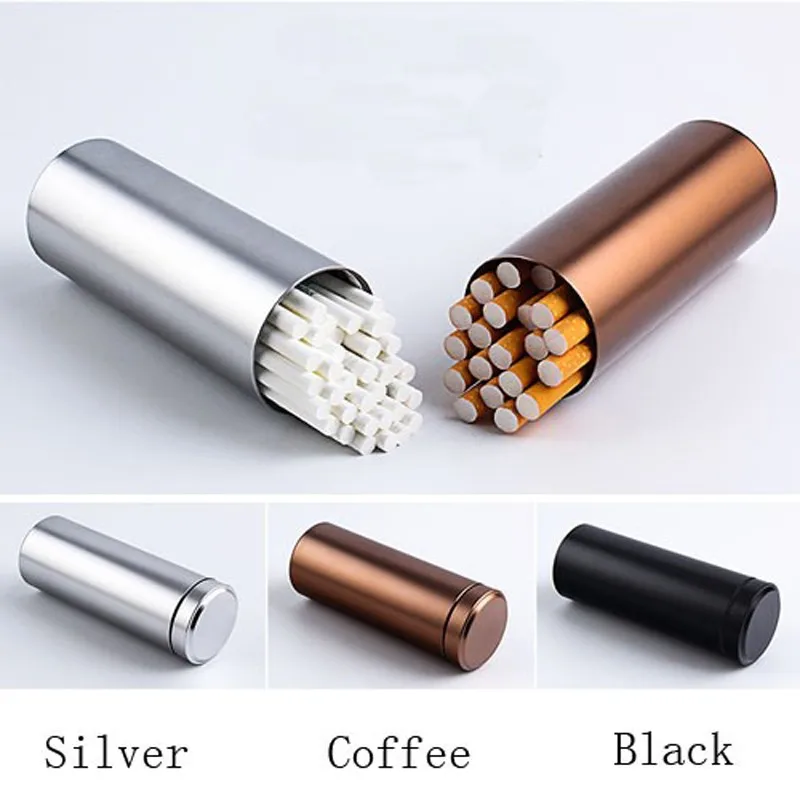 Капсулы влагонепроницаемые 121 мм алюминиевый сплав сигареты корпусов для тонких