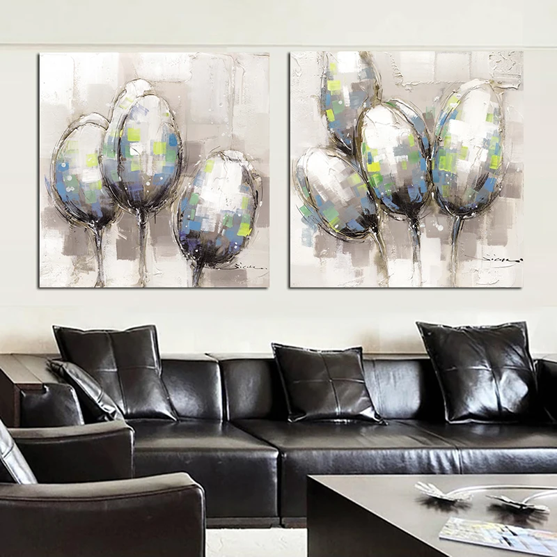 Abstract Visual Art Canvas Painting for Posters And Prints Pictures Artwork Wall Decoration Cuadros For Living Room Sofa | Дом и сад