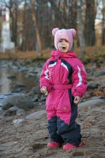 Демисезонные костюм комбинезон девочка малыши 1-3 года рост 86 мембрана весна