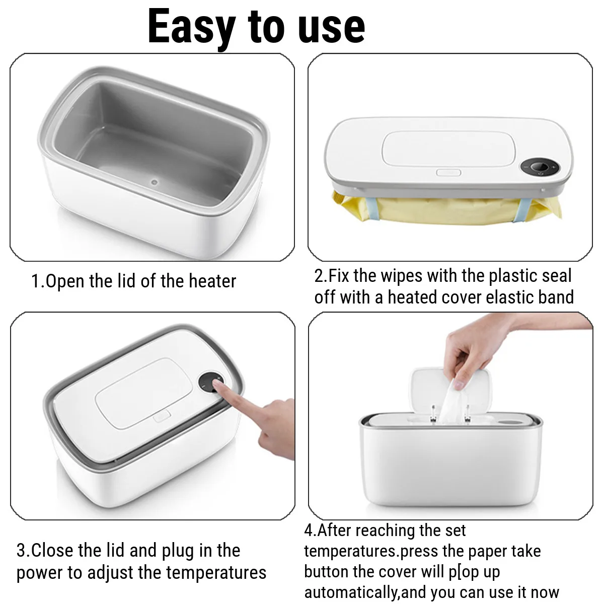 

Baby Wet Wipes Heater Portable Warmer Wipes Warming Box Wet Wipes Heating Machine Insulation Heat