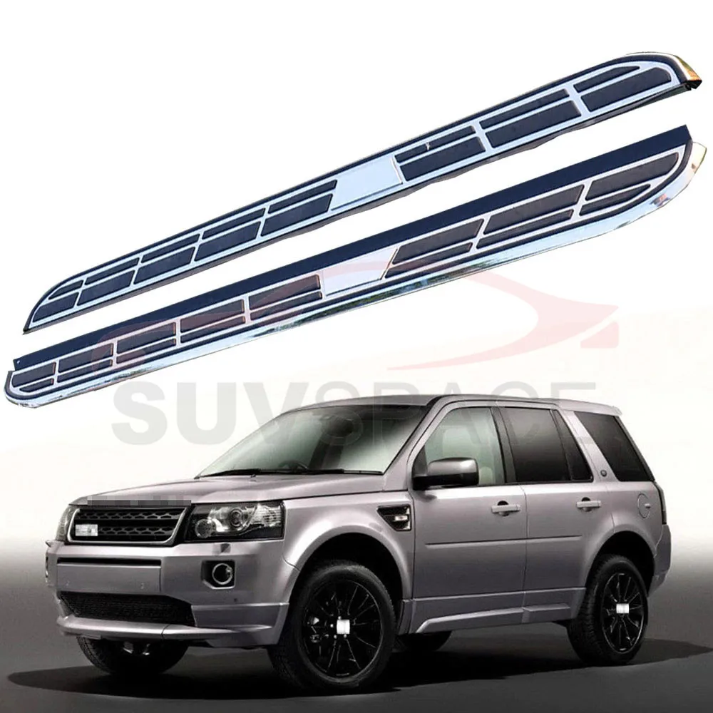 

Боковой Шаг подходит для Land Rover Freelander 2 2006-2016 подножка nerf bar 2 шт. Левая Правая алюминиевая боковая педаль