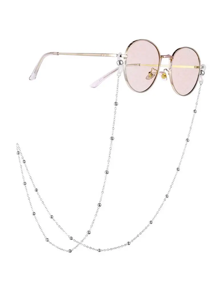 Glasses Chain Women Men Eyewear Accessories Stainless Steel 70CM Eyeglass Chains Sunglasses Reading Beaded Glasses Chain