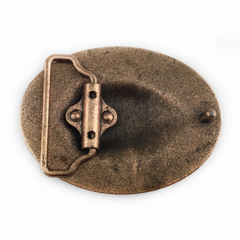 Модная пустая овальная металлическая пряжка для ремня ковбойские деревенские