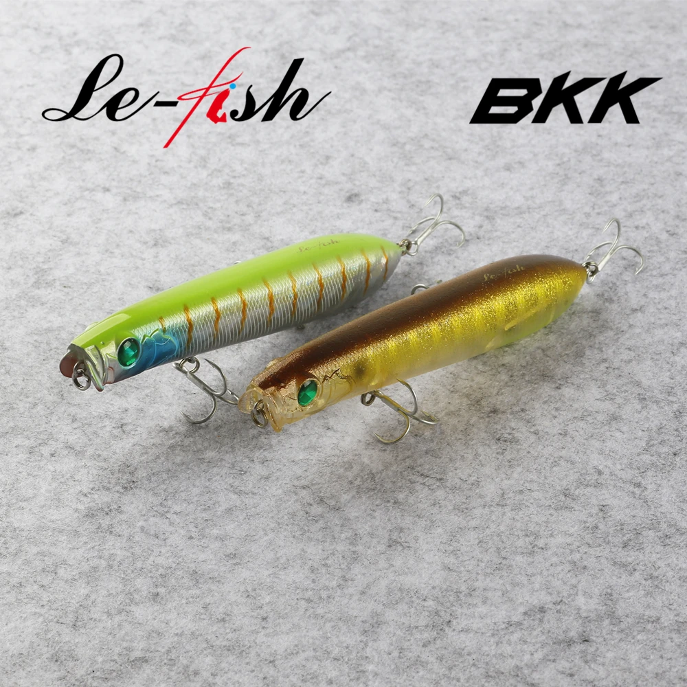 Le Fish 1 шт. 130 мм 24 г приманка на окуня для прогулок с собакой плавающая карандаш