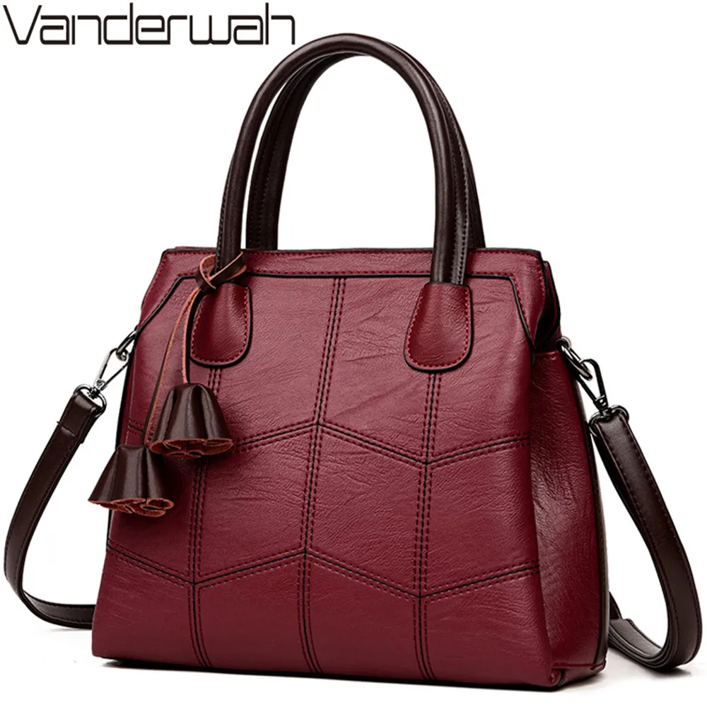 Роскошные сумки из мягкой кожи Sac A Main женские дизайнерские через плечо ручные для