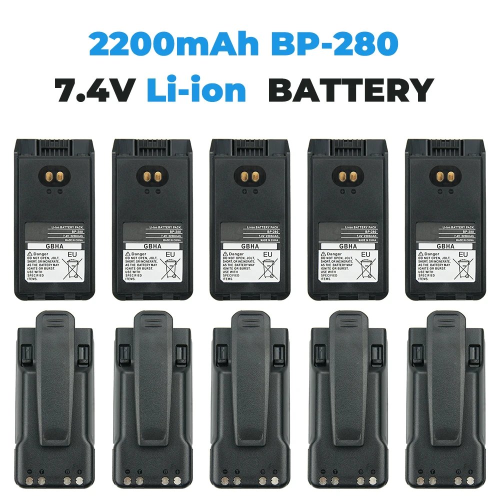 10X Замена BP 280 279 Li Ion Батарея для BMW ICOM F1000 F2000 серии радио 2200 мАч|Перезаряжаемые