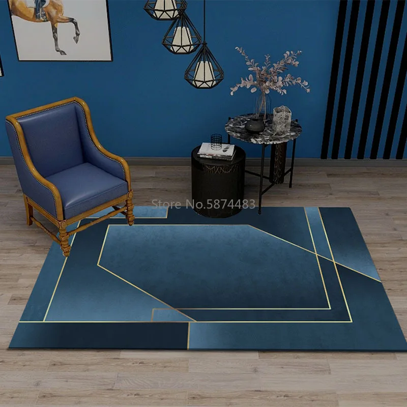 Большой ковер для гостиной скандинавский классический нескользящий с