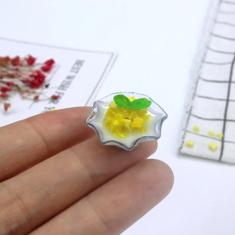 1 шт. миниатюрная еда для кукольного домика манго кокосовый сироп кукол blyth ob11