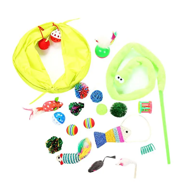 19 шт палочки кошачий Чейзер игрушки Interacive игрушка палочка красочная кошачья для