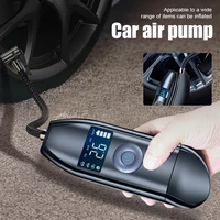 portable mini air pump rechargeable car bicycle tire inflator air compressor digital display auto stop for bike motorcycle balls