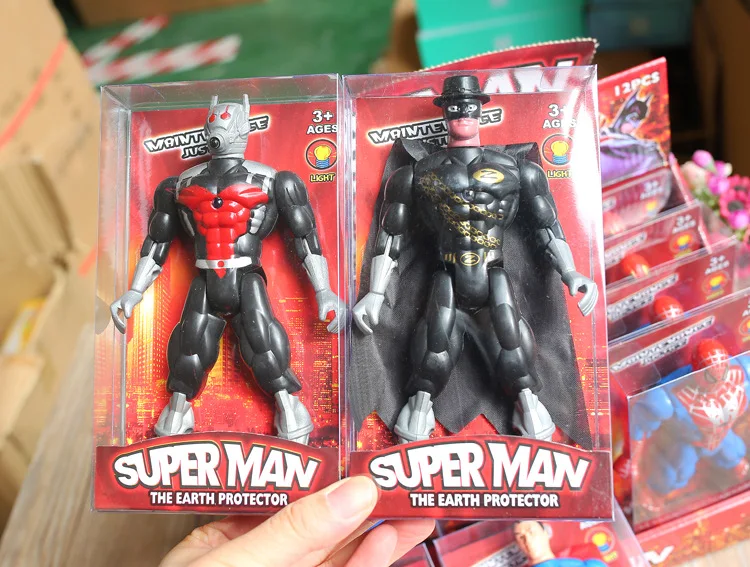 Экшн-фигурки Disney супергерои Марвел Мстители Железный человек Супермен Бэтмен