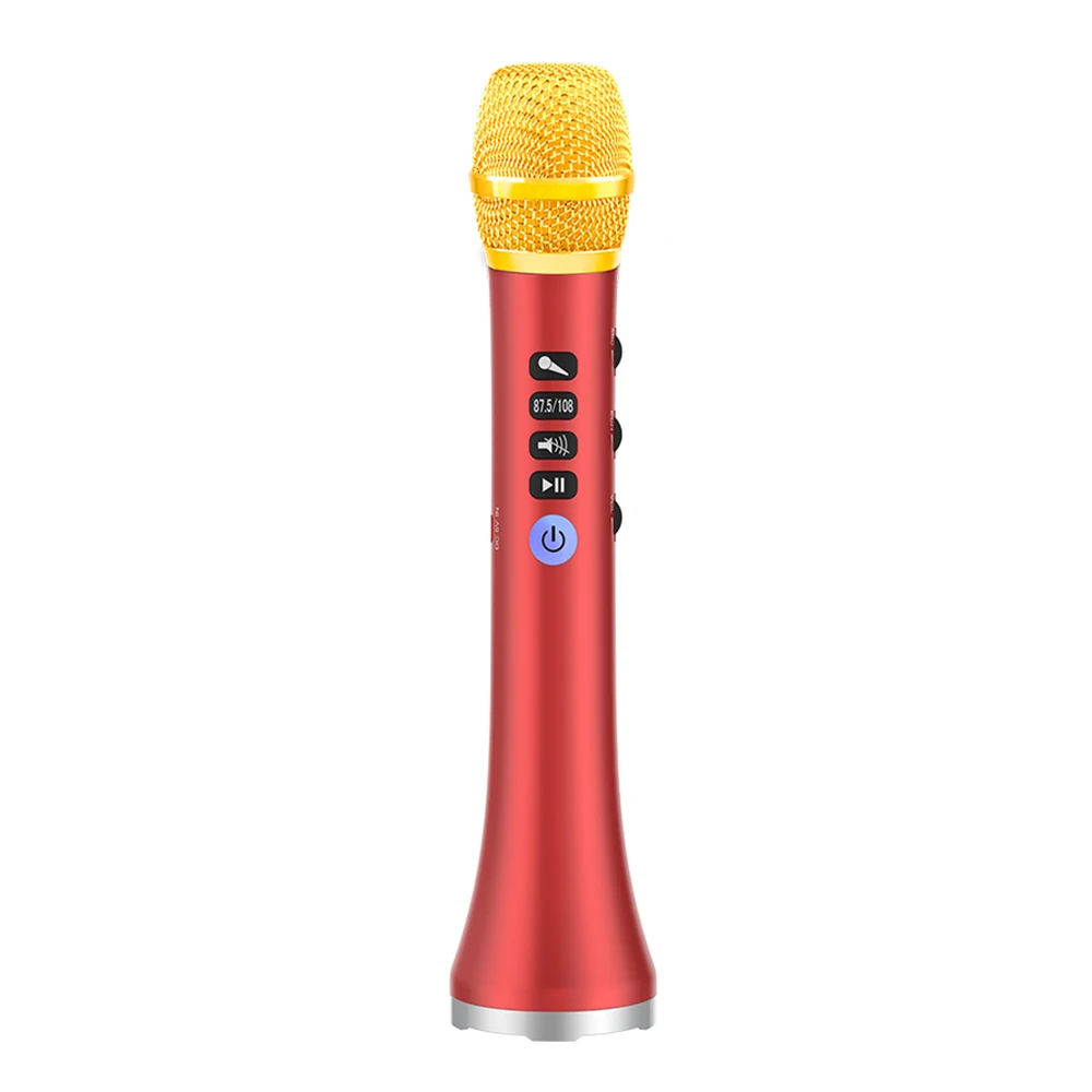 

Professional Karaoke Microphone Wireless Speaker Portable Bluetooth microphone for iphone Handheld With Dynamic microphone