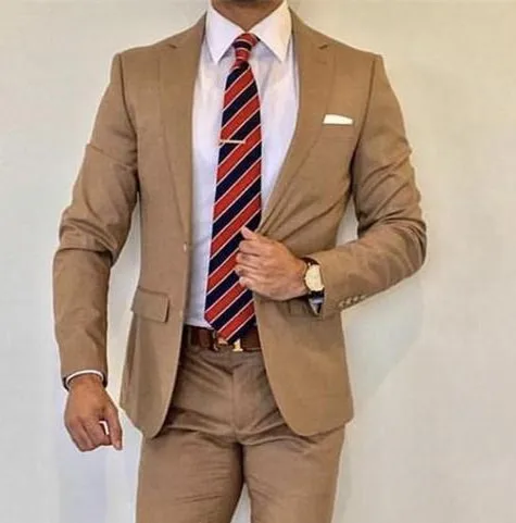 Новое поступление мужской повседневный модный костюм с 2 пуговицами свадебное