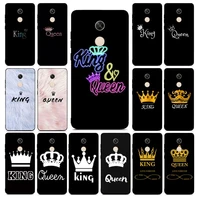 fhnblj king queen phone case for redmi note 8 7 9 4 6 pro max t x 5a 3 10 lite pro