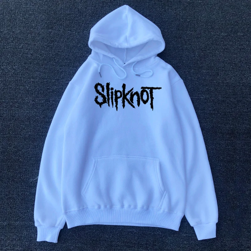 Рок группа для мужчин и женщин Группа Slipknot хип хоп Уличная толстовки хлопок с