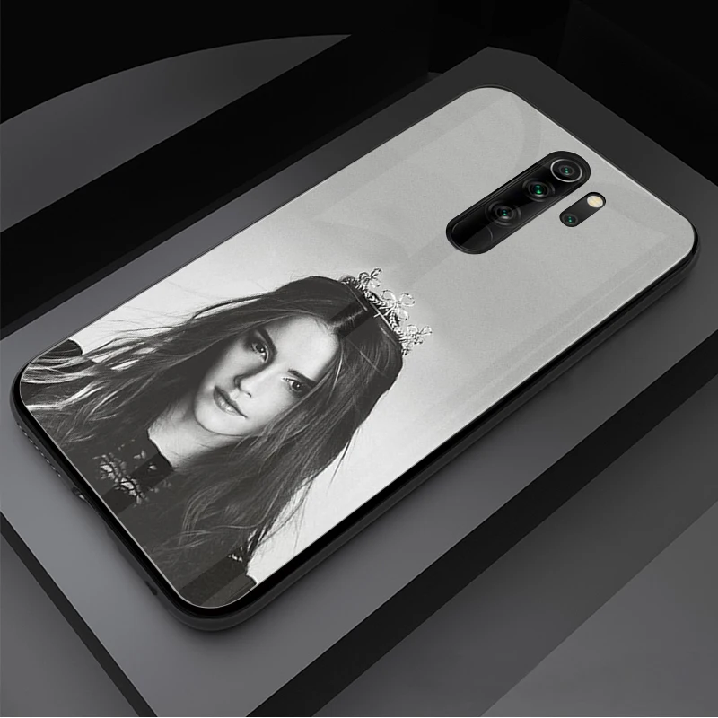 Эмма Ватсон чехол из закаленного стекла для телефона Xiaomi Redmi Note 5 6 7 8 9 Pro Note8T Note9S