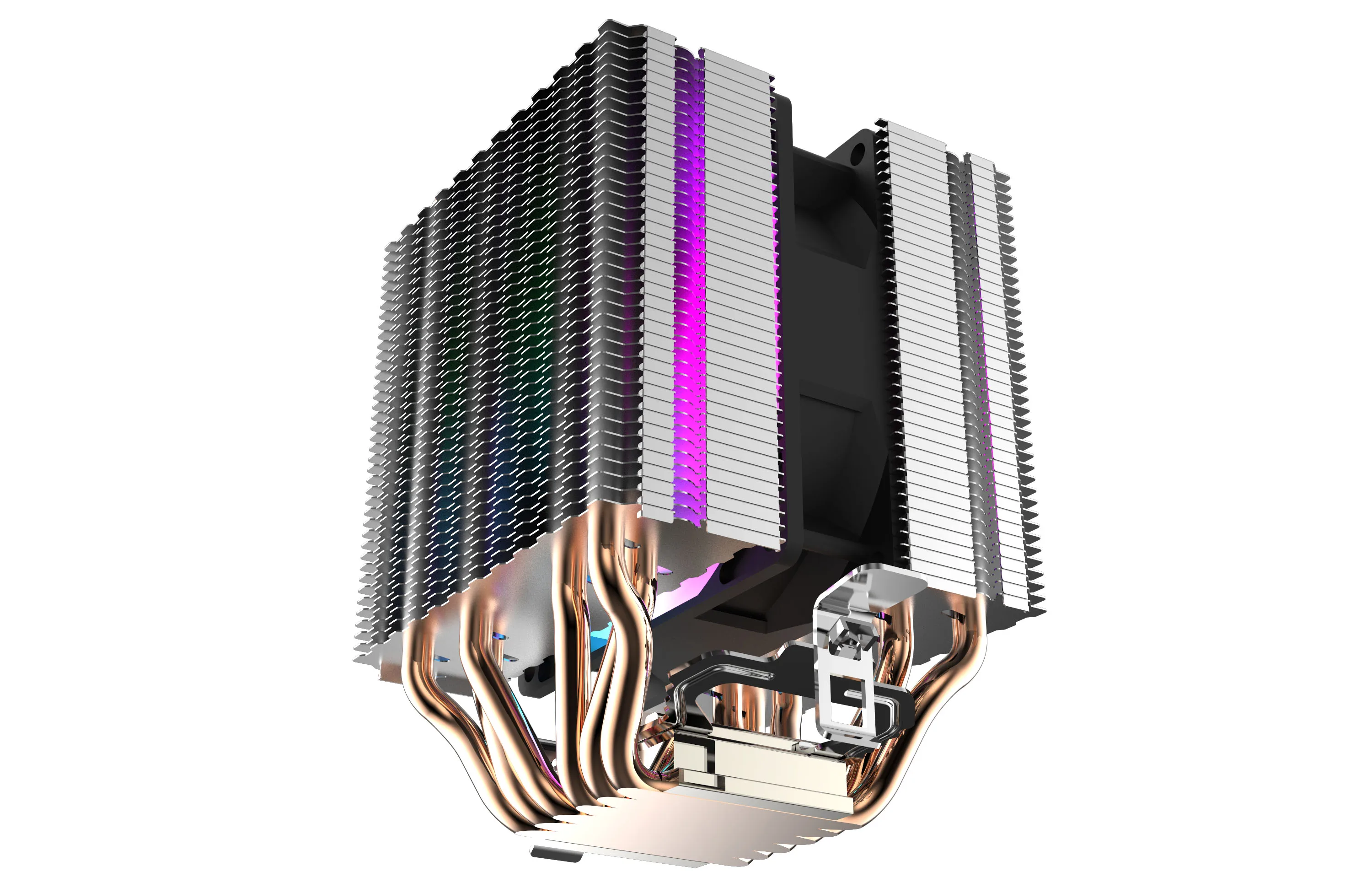 Кулер для процессора Darkflash 6 тепловых трубок двойной башенный радиатор 90 мм