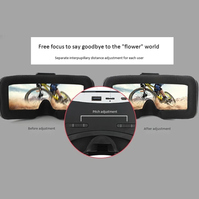 V61 VR очки 3D все в одном шлем WIFI подключение Смарт Bluetooth виртуальные 1080P HD 3500Mah (ЕС