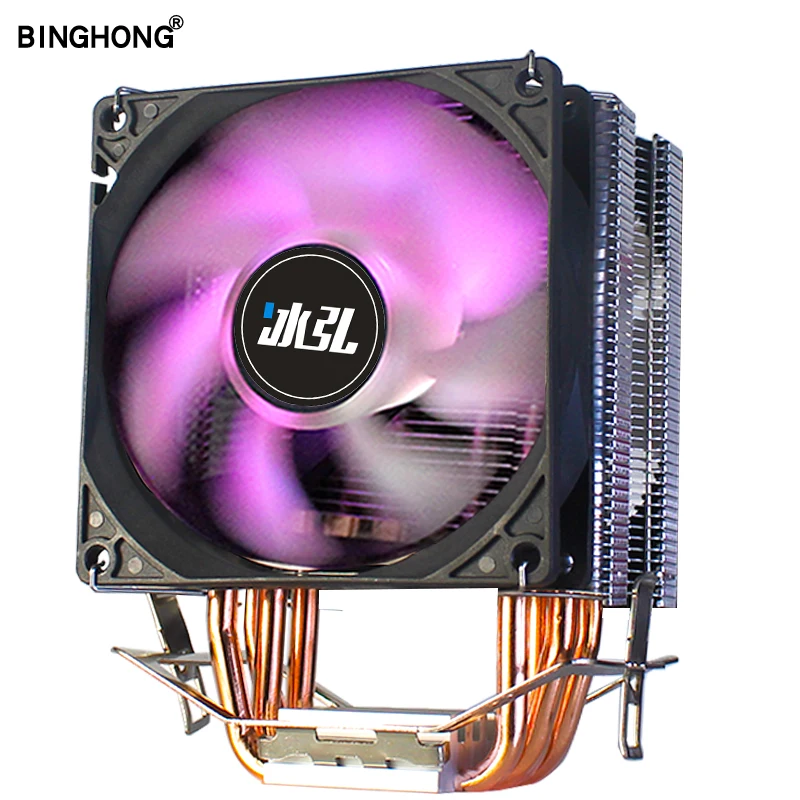 9 см Процессор охладитель 12V 3PIN4PIN PWM Fan4 тепловая труба теплоотвод для 1200 1150 1155 1156 1366