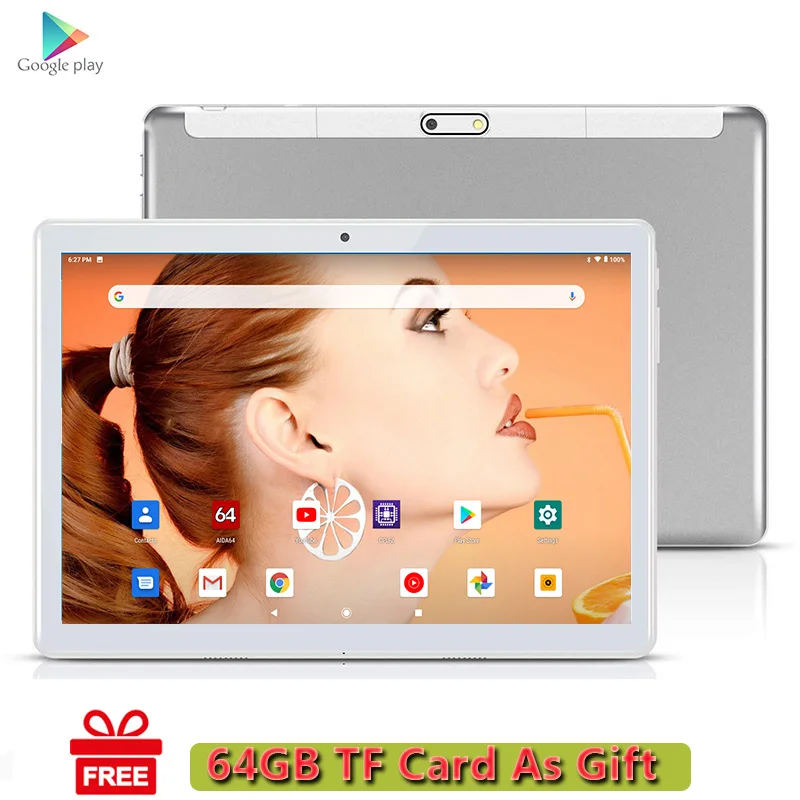 10 дюймовый планшет с eMMC ОЗУ 2 Гб ПЗУ 32 ГБ Android 9 0 1280X800 IPS Wi Fi Bluetooth|Планшеты| |