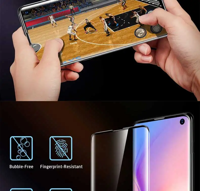 100D полный изогнутый экран закаленное стекло для samsung Galaxy S10E S10 Plus Note 10 S10+ Защитная пленка для экрана