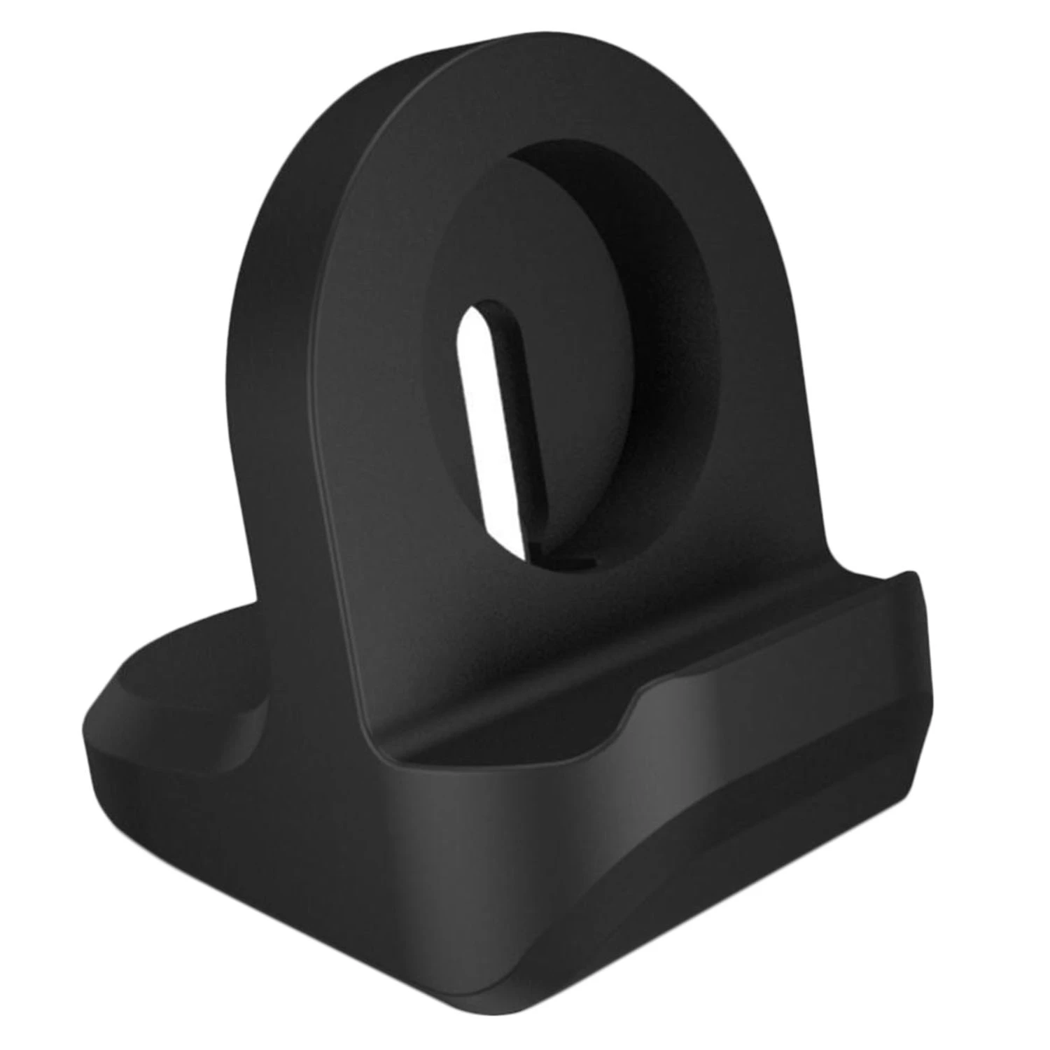Нескользящая Подставка для зарядки из ТПУ Apple Watch Iwatch серии 1/2/3 38 мм и 42 40 44 черного