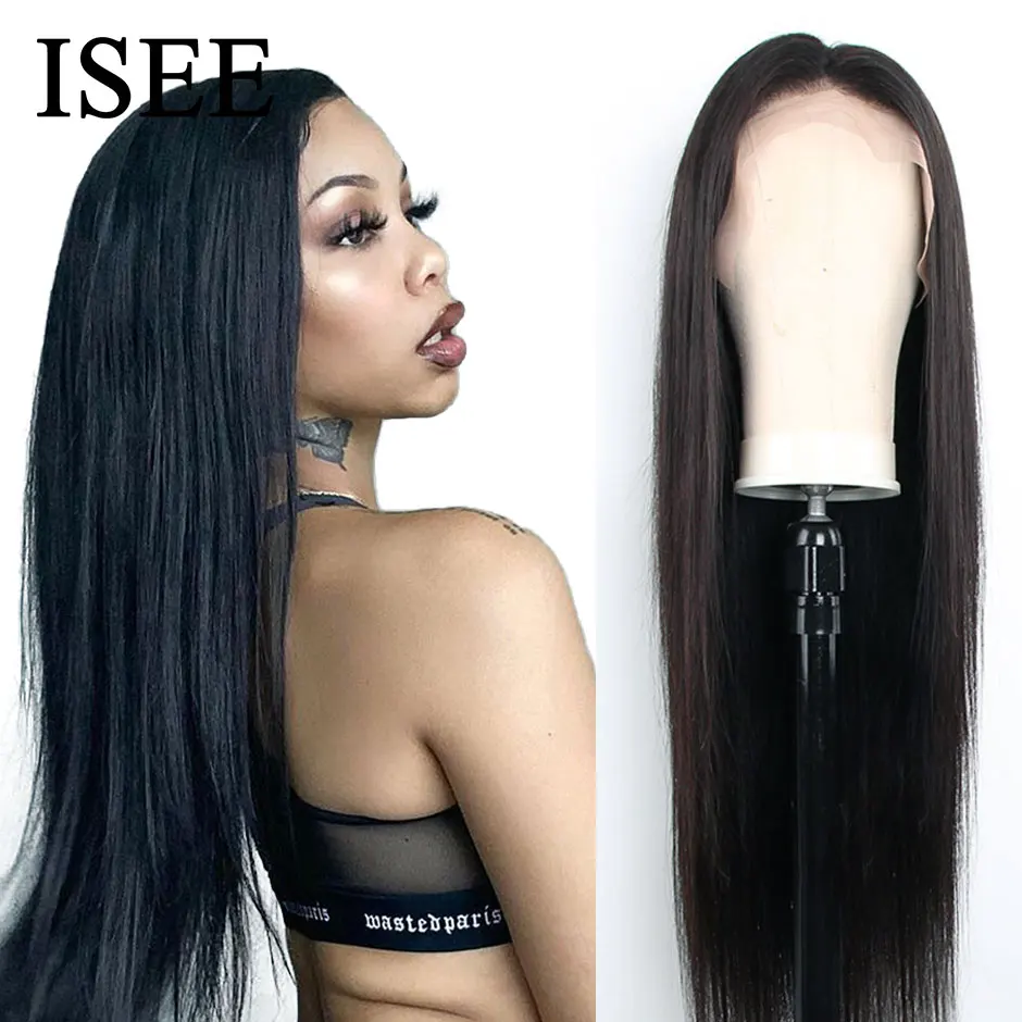 250% плотные прямые передние человеческие волосы на сетке парики для женщин