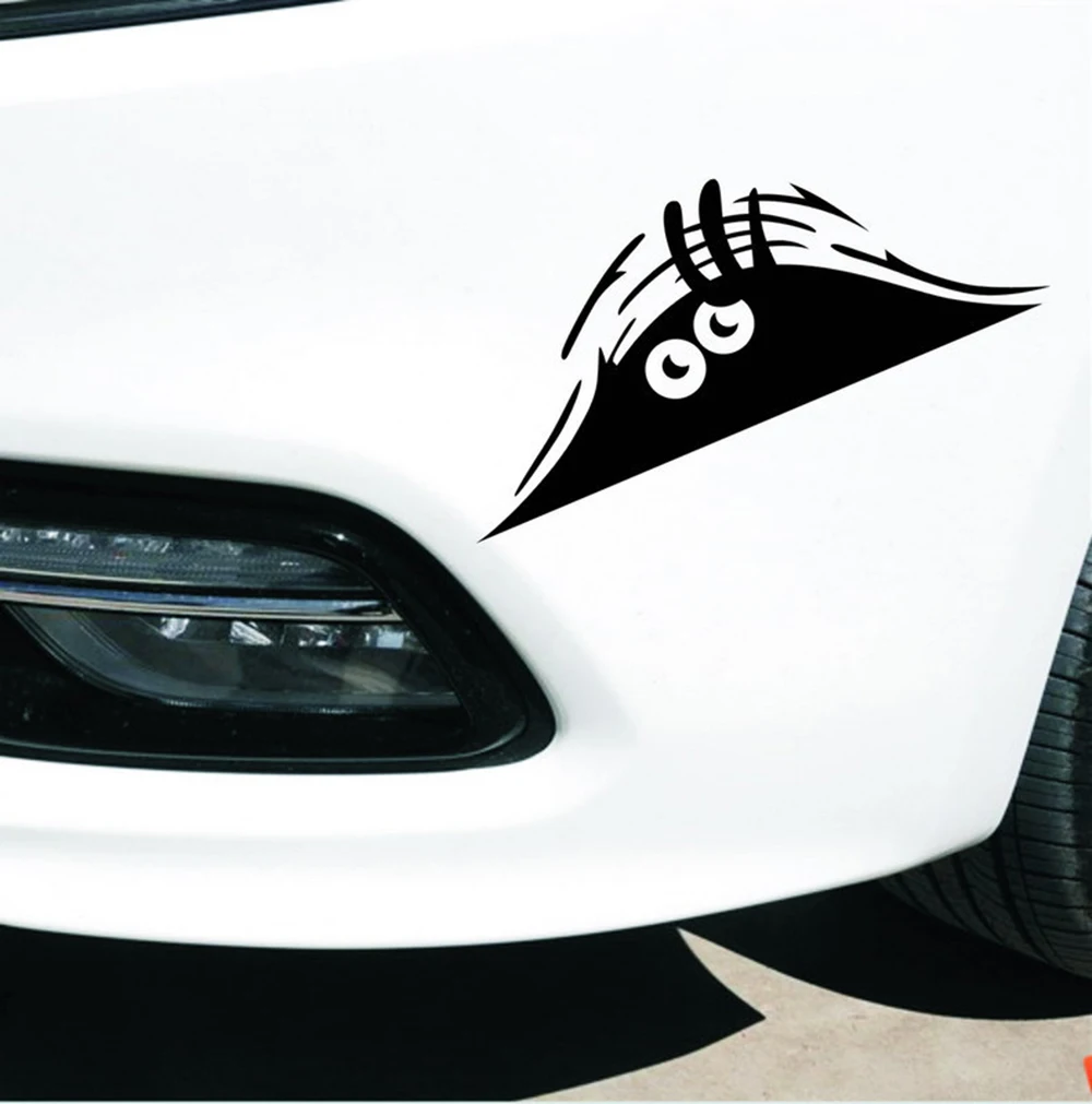 

Car sticker funny 3D big eyes peek at monster sticker for Infiniti FX-series Q-series QX-series Coupe EX37 EX25 JX35 EX35 G