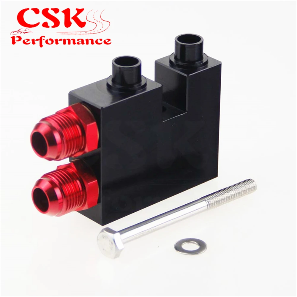 Адаптер масляного фильтра AN10 подходит для охладителя BMW N54 135i (E82) 335i (E90 E92 E93) черный